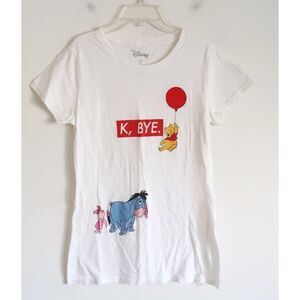 Disney "K Bye" Winnie the Pooh & Eeyore Tee - Size Medium